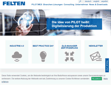 Tablet Screenshot of felten-group.com